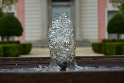 Close-up of a fountain