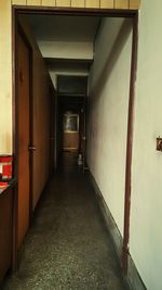 Corridor of building