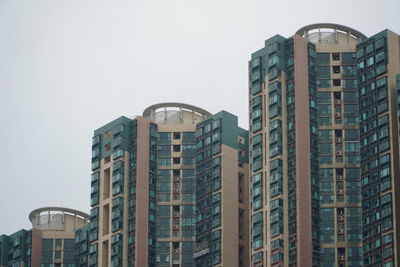 Low angle view of buildings against sky