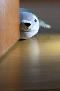 Close-up of stuffed toy on table