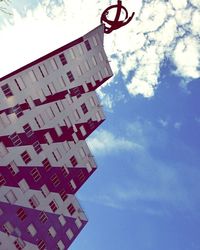 Low angle view of cloudy sky