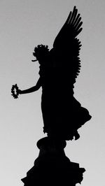 Low angle view of statue
