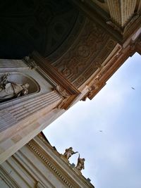 Low angle view of historical building against sky