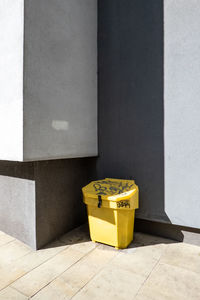 Minimal photo of yellow grit bin