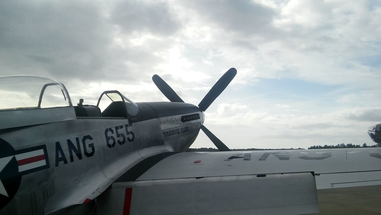 AIRPLANE FLYING AGAINST SKY