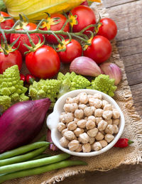 Fresh fruits in bowl