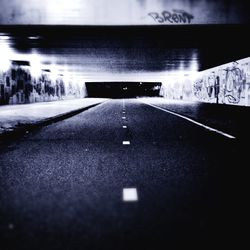 Surface level of road