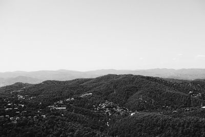 High angle view of landscape