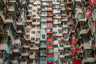 Full frame shot of residential building