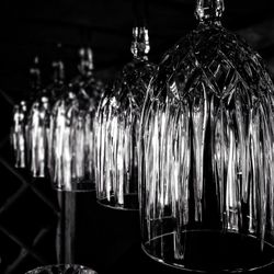 Close-up of illuminated lamp