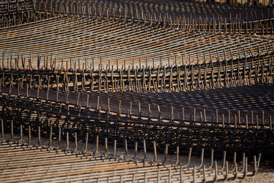 Full frame shot of row