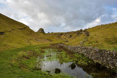 Scenic view of landscape against sky