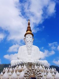 Low angle view of traditional building against sky