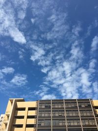 Low angle view of building against sky