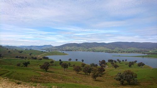 Scenic view of landscape against sky