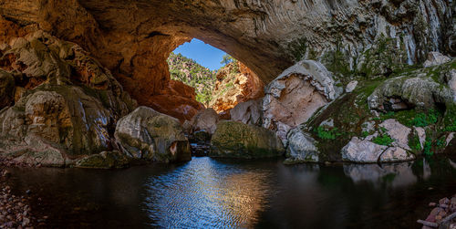 Scenic view of cave