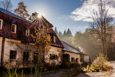 Old house against sky