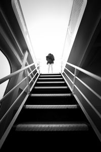 Low angle view of staircase
