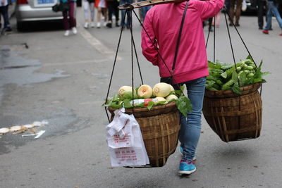 View of market stall for sale