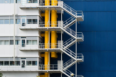 Low angle view of yellow building