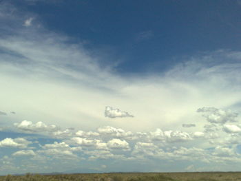 Scenic view of cloudy sky