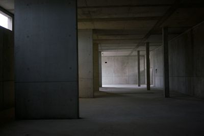 Interior of abandoned building