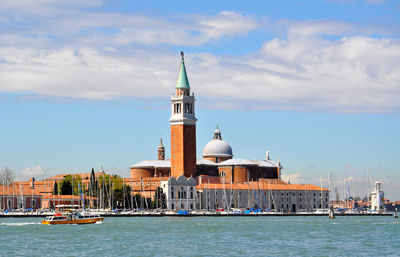 Church of san giorgio maggiore against cloudy sky