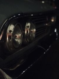 Close-up of vintage car