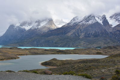 Torres del paine in patagonia , chile