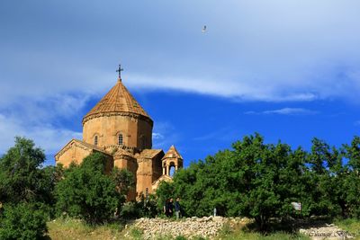 Low angle view of cathedral against sky