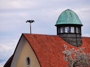 Low angle view of building against sky