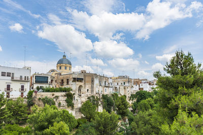 Massafra and its ravines. houses built in the rock. puglia to discover. italy