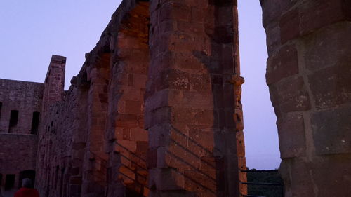 Low angle view of old building