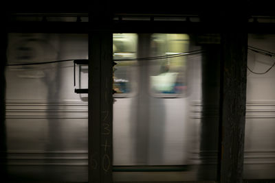 Close-up of illuminated street light