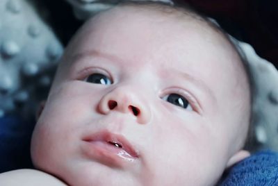 Close-up of cute baby boy