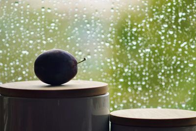 Close-up of fruit on table