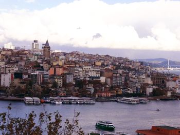 View of cityscape against sky