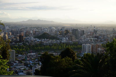 Aerial view of city