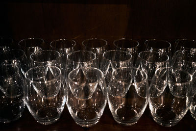 Close-up of wine glass on table