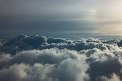 Low angle view of clouds in sky