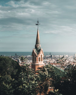 Traditional building against sky in city