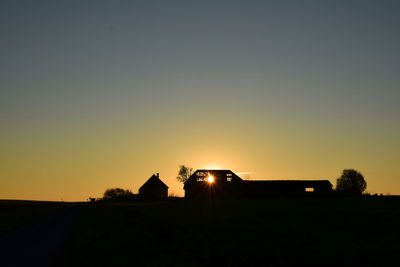 Scenic view of sunset