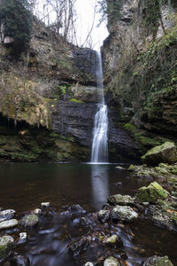 Waterfall in forest