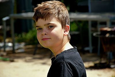 Portrait of young woman