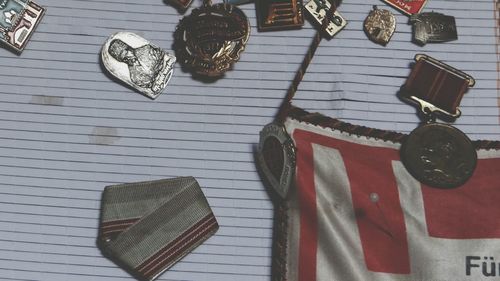 Clothes on the ground