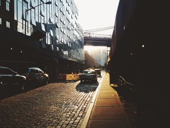 View of city street