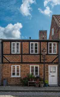 Cityscape in the old danish town ribe