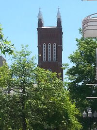 Low angle view of church