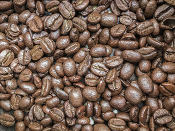 Full frame shot of coffee beans