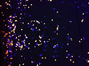 Close-up of multi colored lights